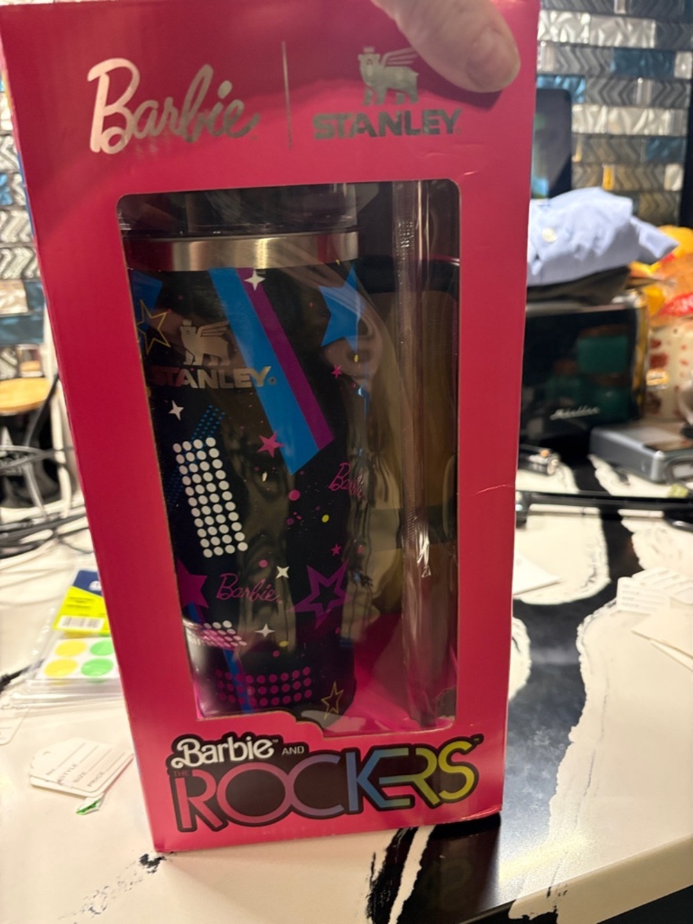 Barbie Bright Pink Co-Branded Stanley Graphic Box